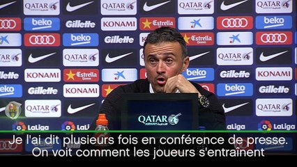 Barcelone - Enrique : ''Optimistes malgré la presse"