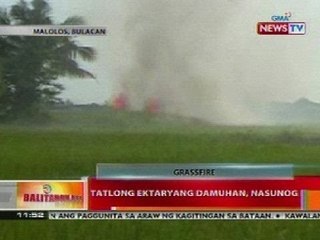 BT: 33 ektaryang damuhan sa Malolos, Bulacan, nasunog