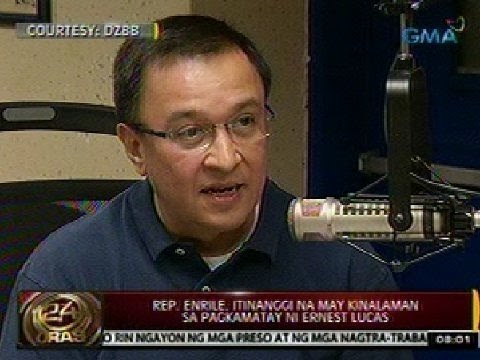 Isyu ng umano'y kinalaman ni Rep. Jack Enrile sa pagkamatay ni Ernest Lucas, muling nabuhay