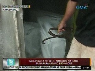 24Oras: Mga kabuhayan, apektado ng krisis sa kuryente sa Mindanao