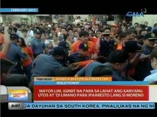UB: Mayor Lim, iginiit na para sa lahat ang kanyang utos at 'di umano para ipaaresto lang si Moreno