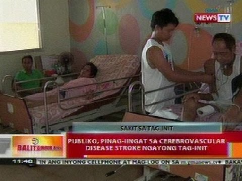 BT: Publiko, pinag-iingat sa cerebrovascular disease ngayong tag-init