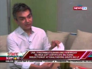 Pamimigay ng GC ng isang LP local candidate at Kaya Natin Mov't, pinaiimbestigahan ng UNA