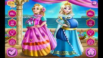 Elsa, Anna, Rapunzel, Ariel and Barbie Pregnant BFFs - Disney Princess Game Compilation