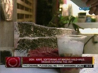 24 Oras: DOH: Kape, softdrinks at maging halo- halo, iwasan ngayong tag-init