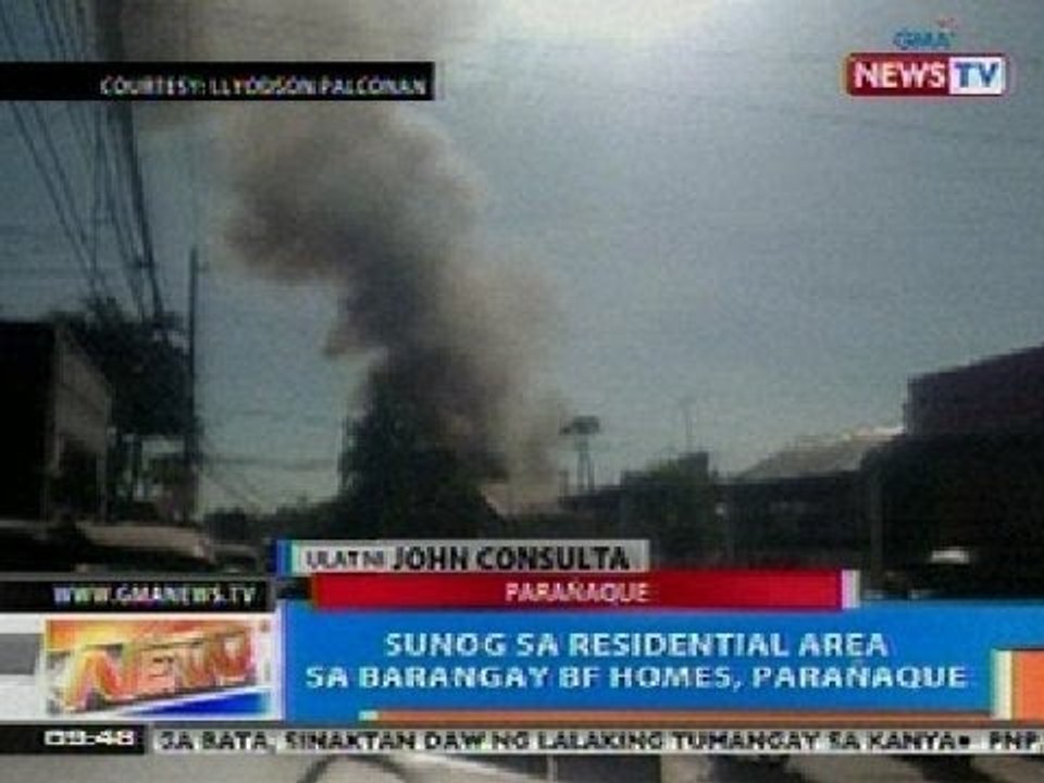 NTG: Update sa sunog sa residential area sa Brg...