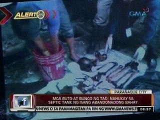 24 Oras: Mga buto at bungo ng tao, nahukay sa septic tank ng isang abandonadong bahay sa Parañaque