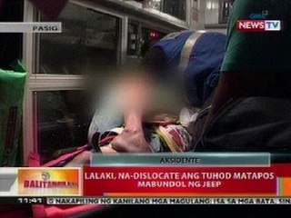 BT: Lalaki sa Pasig, na-dislocate ang tuhod nang mabundol ng jeep