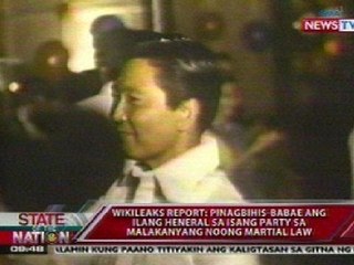 SONA:  Pinagbihis-babae ang ilang heneral sa isang party sa Malakanyang noong Martial Law