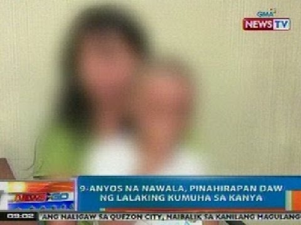 NTG: 9-anyos na nawala, pinahirapan daw ng lalaking kumuha sa kanya