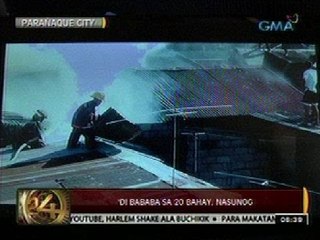 24 Oras: 'Di bababa sa 20 bahay, nasunog