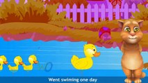 Five little ducks went swimming one day - Nursery Rhyme