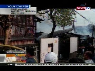 BT: Sunog sa Pampanga, nakunan ng youscooper