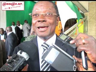 Aka Sayé Lazare au terme de la rencontre d'information avec le ministre Hamed Bakayoko