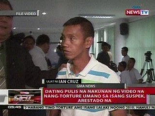 QRT: Ex-pulis na nakunan ng video na nang-torture sa isang suspek, arestado na