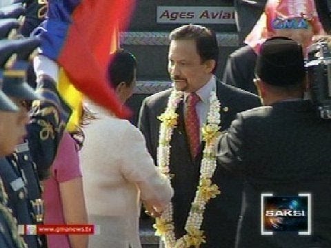 Saksi: Sultan Haji Hassanal Bolkiah ng Brunei Darussalam, nasa Pilipinas para sa two-day state visit