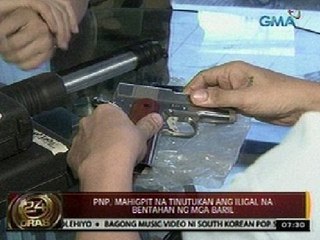 24 Oras: PNP, mahigpit na tinutukan ang iligal na bentahan ng mga baril ngayong election period