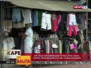 Video herunterladen: KB: BIR: Mga magnenegosyo ng ukay-ukay, dapat ding magbayad ng tamang buwis