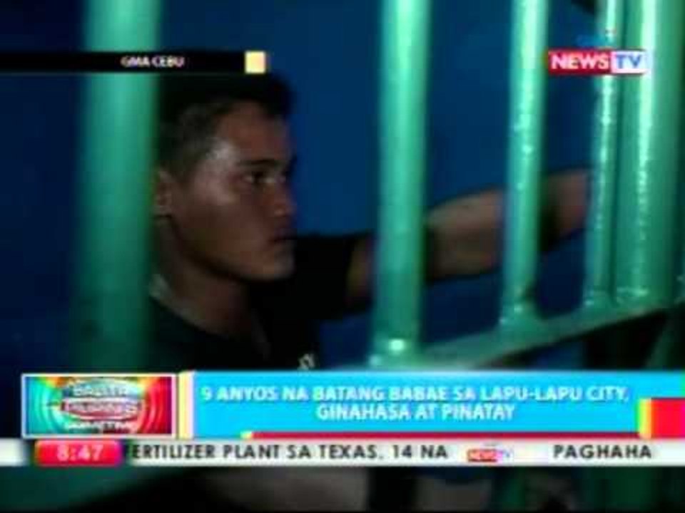 BP: 9 anyos na batang babae sa Lapu-Lapu City, ginahasa at pinatay