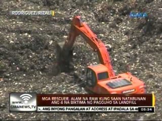 24 Oras: Mga rescuer, alam na raw kung saan natabunan ang 4 na biktima ng pagguho sa landfall