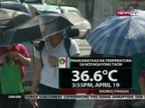 SONA: Metro Manila, nakapagtala ng 36.6 degrees celsius na temperatura ngayong Biyernes