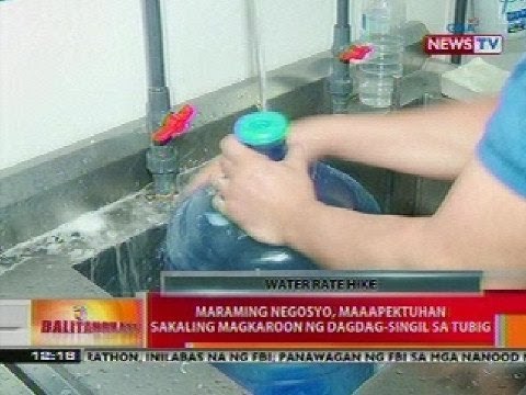 BT: Maraming negosyo, maapektuhan sakaling magkaroon ng dagdag-singil sa tubig