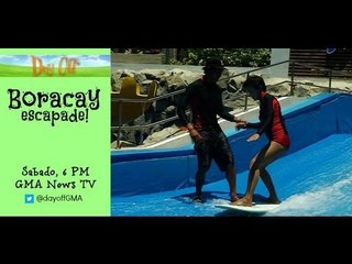 Day Off: Pekto at Boobay bilang wave riders sa Boracay