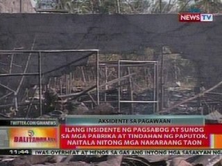 BT:Insidente ng pagsabog sa pabrika at tindahan ng paputok, naitala noong mga nakaraang taon