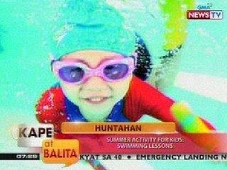 KB: Huntahan: Summer activity for kids: Swimming lessons (Part 1)
