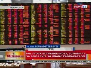 BT: PHL Stock Exchange Index, lumampas sa 7000 level sa unang pagkakataon