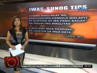 24 Oras: Iwas-sunog tips