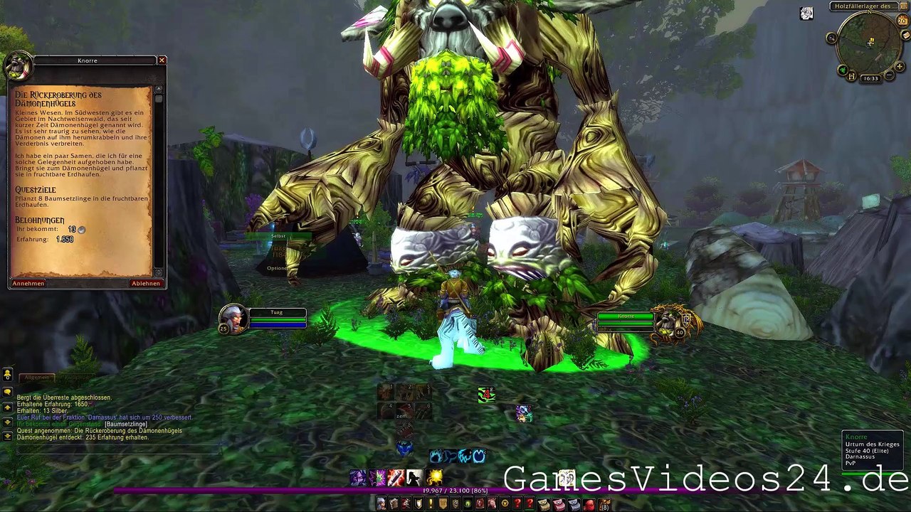 World of Warcraft Quest: Die Rückeroberung des Dämonenhügels