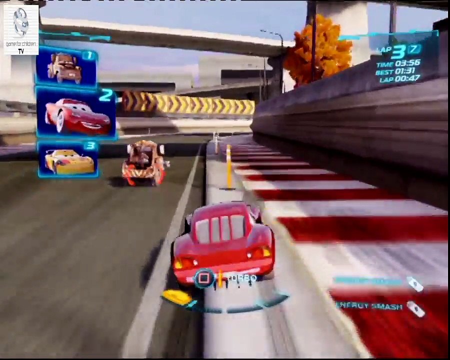 Cars 2 Game - Radiator Lightning Mcqueen - Runway Tour - Disney Car