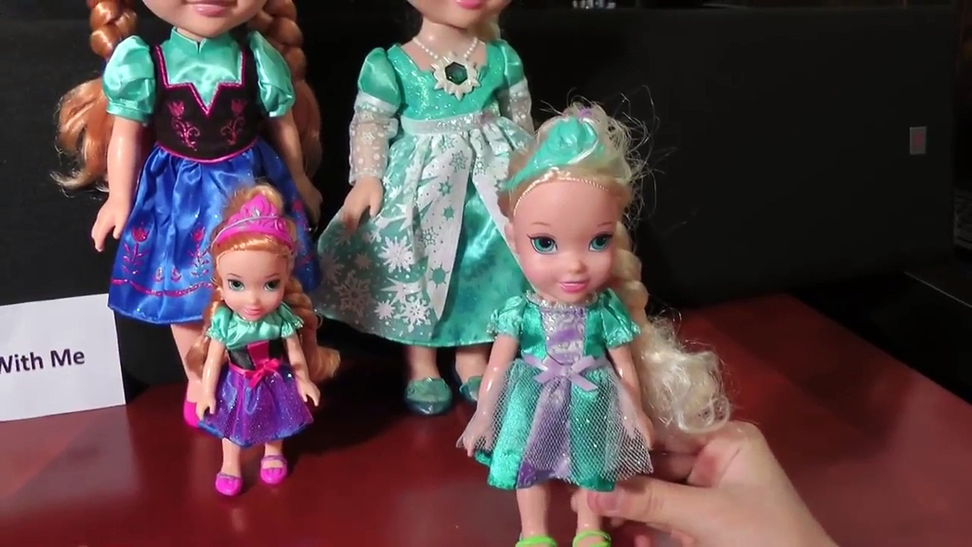 Elsa and Anna toddlers toy dolls video presentation review Frozen - video  Dailymotion