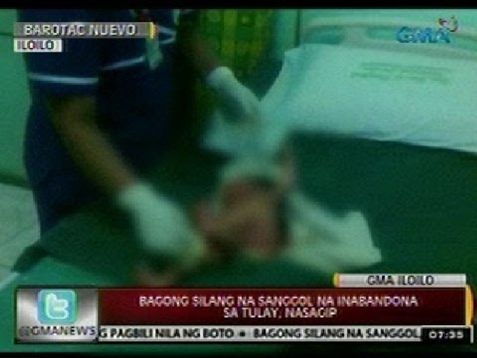 24 Oras: Bagong silang na sanggol na inabandona sa tulay, nasagip