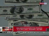 QRT: 2 bundle ng pekeng US dollars, nasabat ng NBI