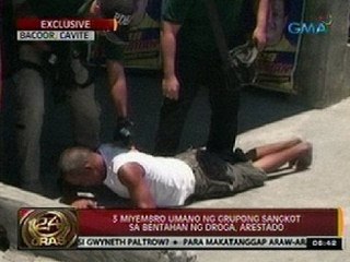 24 Oras: 3 miyembro umano ng grupong sangkot sa bentahan ng droga, arestado