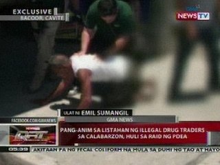 QRT: Pang-6 sa listahan ng illegal drug traders sa CALABARZON, huli sa raid ng PDEA