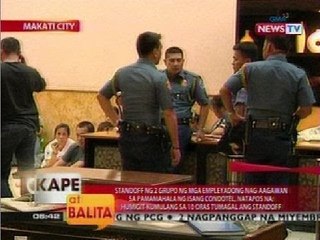 KB: Standoff ng 2 grupo ng mga empleyado nag-aagawan sa pamamahala ng isang condotel, natapos na