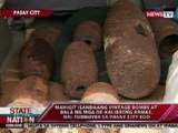 SONA: Mahigit 100 vintage bombs at bala ng mga de-kalibreng armas, nai-turnover sa mga otoridad