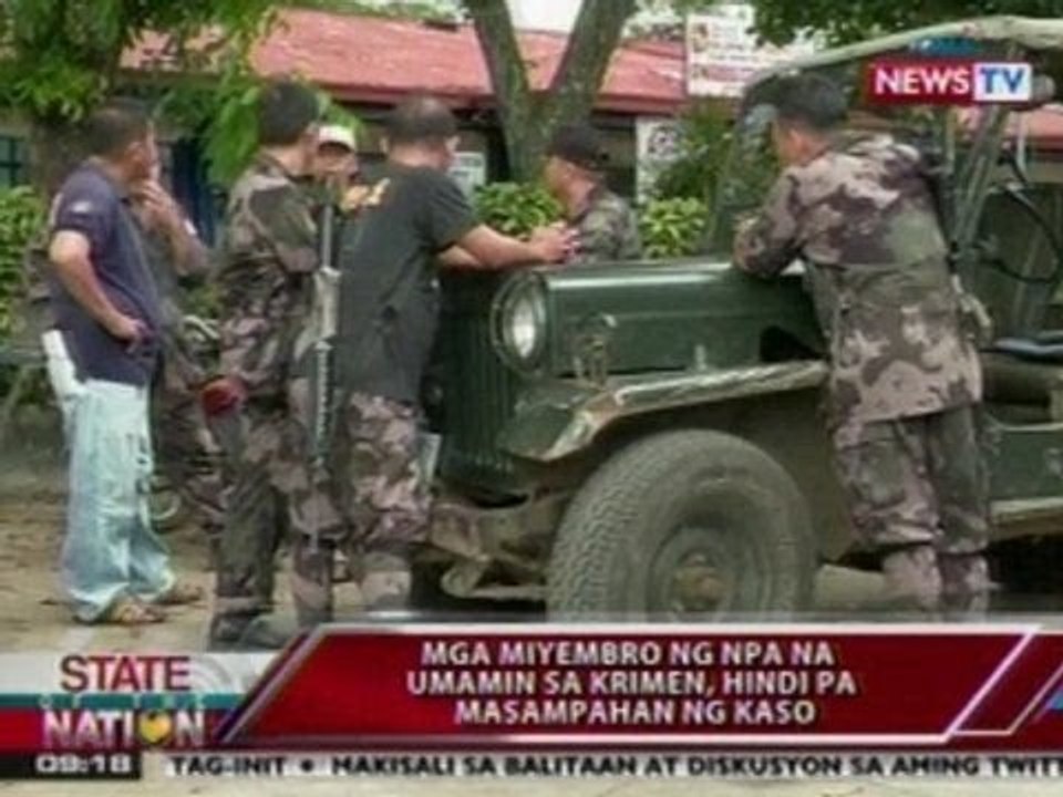 SONA: PNoy, ipinag-utos ang pagbuwag sa mga checkpoint ng NPA