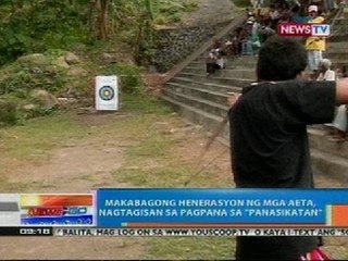 NTG: Makabagong henerasyon ng mga aeta, nagtagisan sa pagpana sa 'panasikatan'