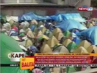 KB: Mga OFW, apektado ng bagong polisiya para sa mga OFW sa Saudi at Singapore