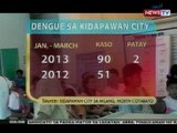 BP: Kaso ng dengue sa Kidapawan City at M'lang sa North Cotabato, tumataas