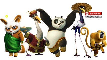 Kung fu Panda Finger Family | Finger Family Nursery Rhyme Collection | Panda Po Finger Family Song