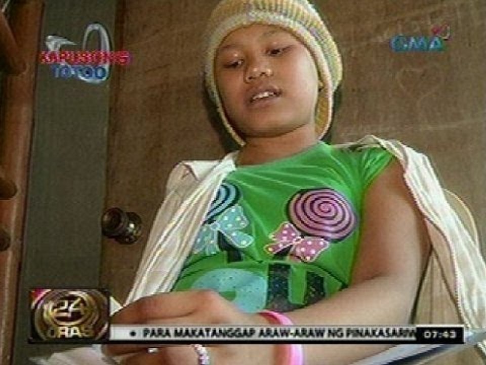 24 Oras: Children Battling Cancer Project ng GMA Kapuso Foundation