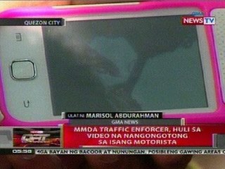 QRT: MMDA traffic enforcer, huli sa video na nangongotong sa motorista sa QC