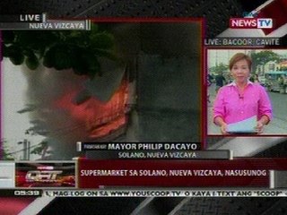 QRT: Supermarket sa Solano, Nueva Vizcaya, nasusunog