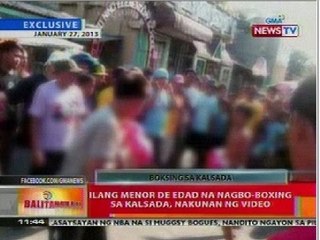BT: Ilang menor de edad na nagbo-boxing sa kalsada sa Laguna, nakunan ng video