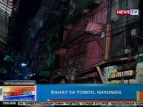 NTG: Bahay sa Tondo, Maynila, nasunog
